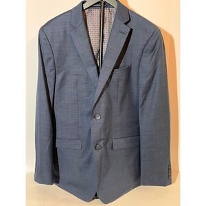 Original Penguin Men's 42L Blue Wool Blend Two Button Blazer Sport Coat‎